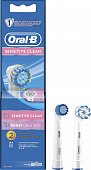 Орал-Би (Oral-B) Насадки для электрических зубных щеток, Sensitive Clean eb60 2шт, Орал-Би