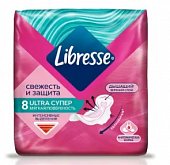 Libresse (Либресс) прокладки Ultra супер с мягкой поверхностью 8 шт, SCA Hygiene Products